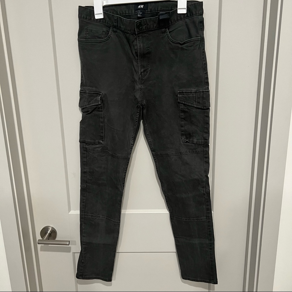 Dark Green Cargo Pants